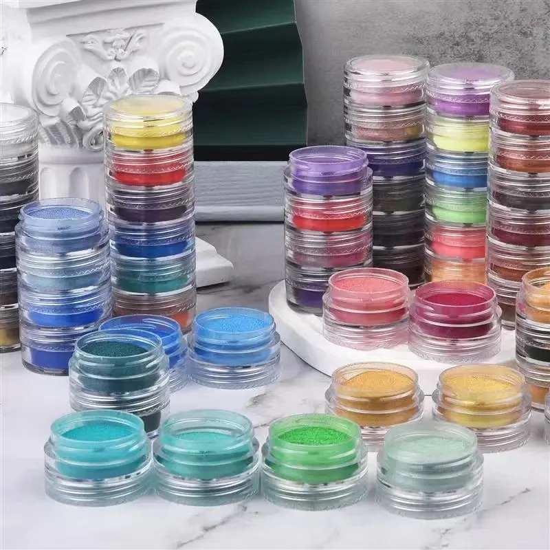Resin Glitter Pack - 6 buah Pigmen Mineral Mika Resin