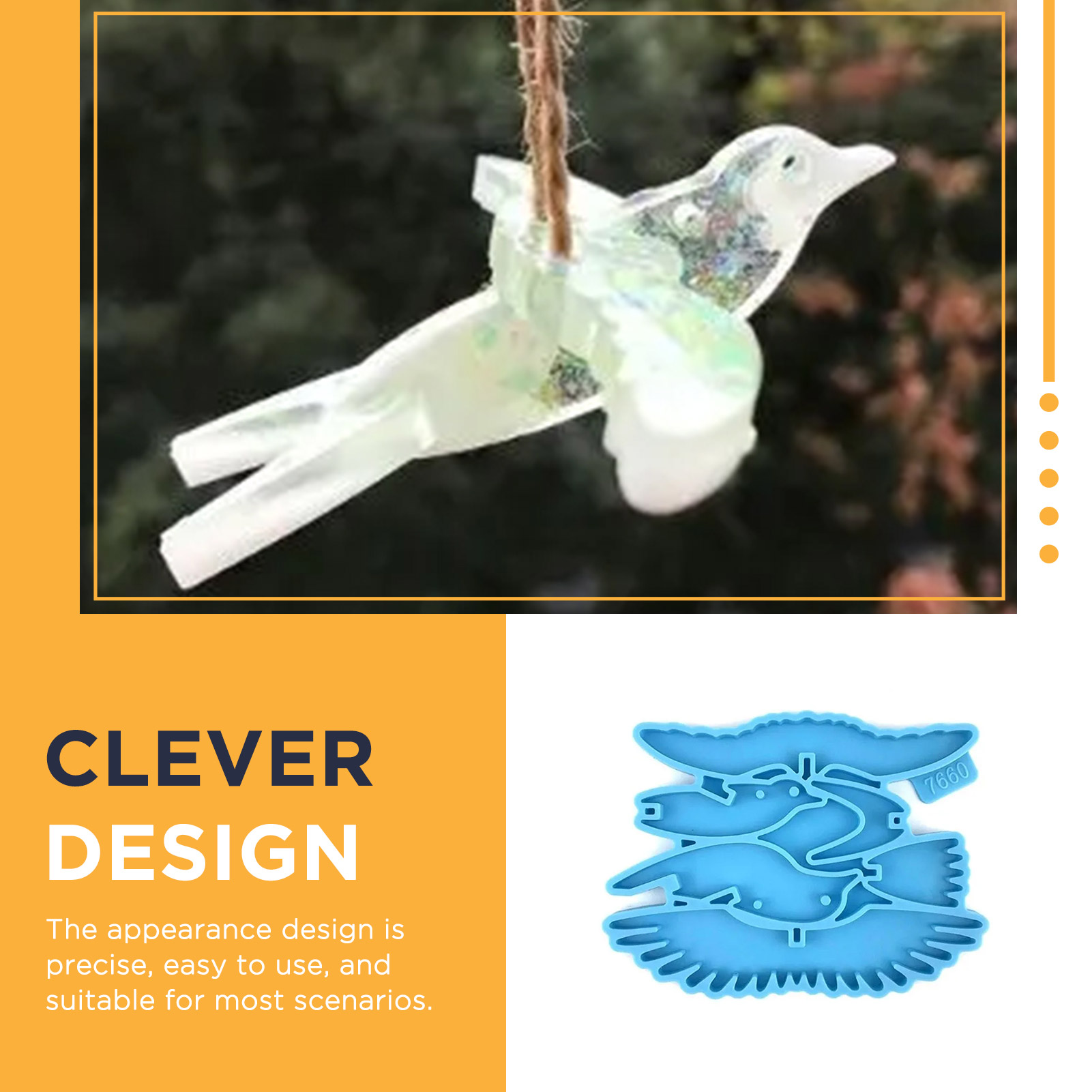 Cetakan Burung Kolibri Silikon - Resin Craft Ideas ulasan dan harga