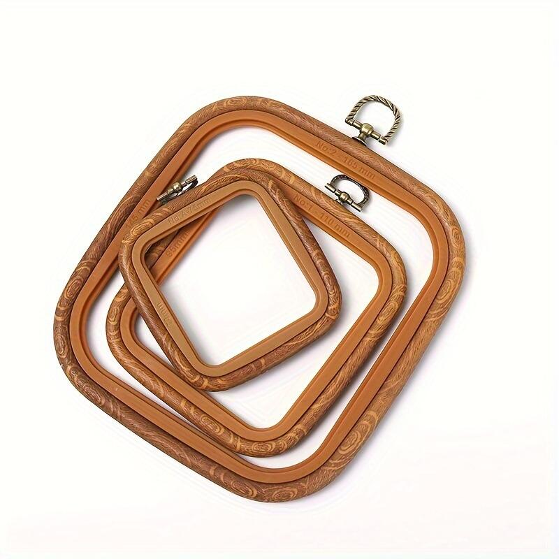 Bingkai Sulaman Kayu Imitasi D - Wood Ring Blank ulasan dan harga