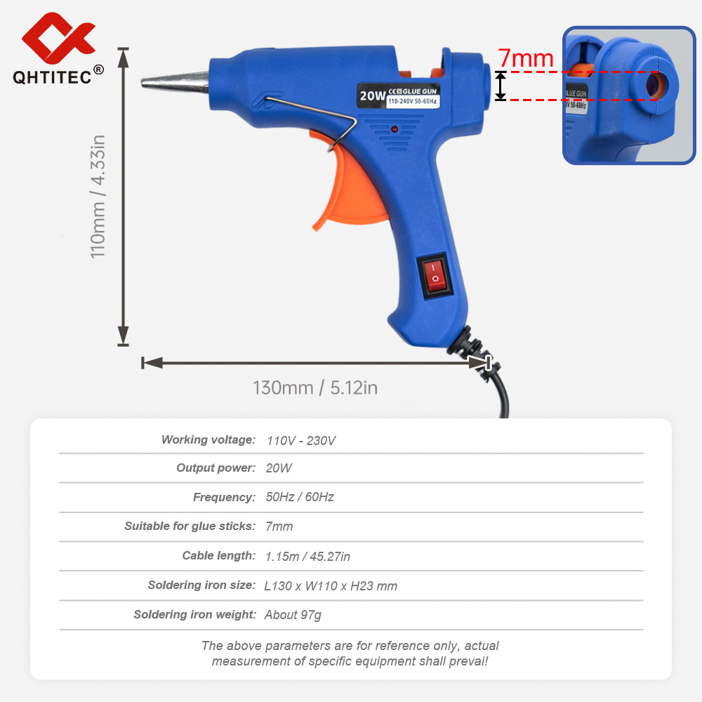 JCD lem tembak panas 20W, alat - Heat Gun Small ulasan dan harga