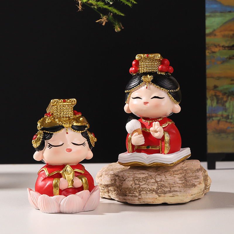 Figurin Resin Mazu Gaya Tiongk - Crafting Resin ulasan dan harga
