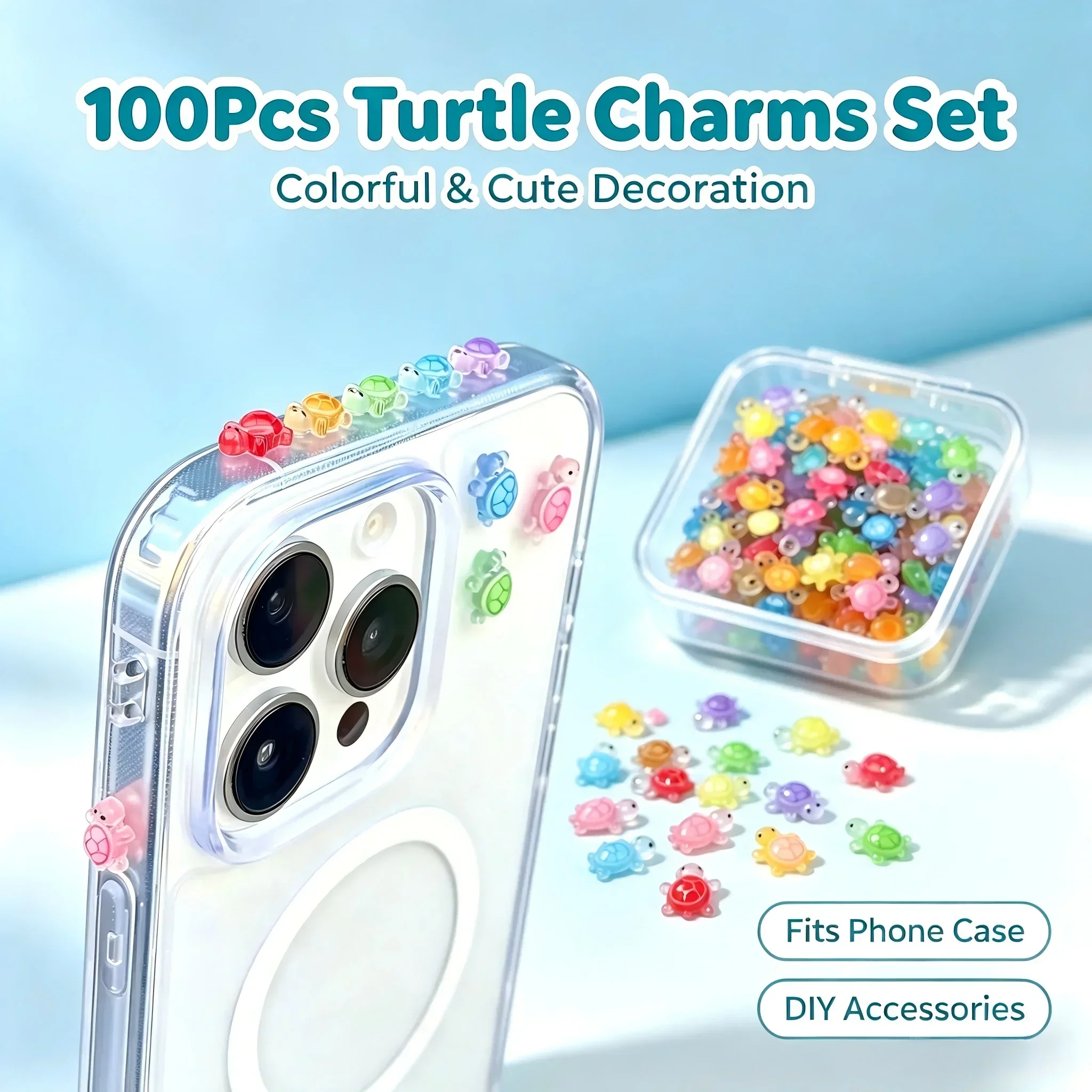 100 buah/ Hiasan Resin Kura-ku - Crafting Resin ulasan dan harga