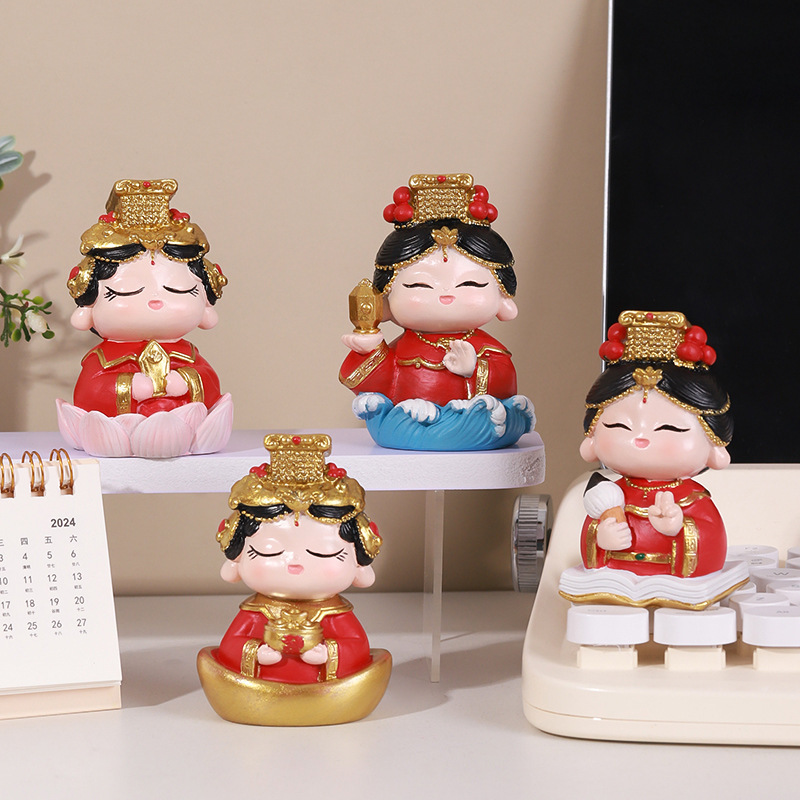 Figurin Resin Mazu Gaya Tiongk - Crafting Resin ulasan dan harga